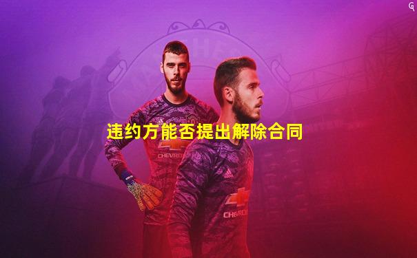 违约方能否提出解除合同